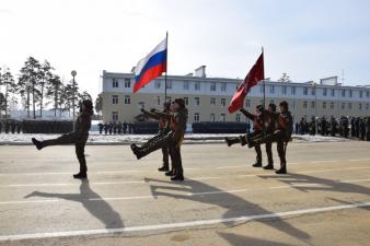 Первая гарнизонная тренировка парада Победы