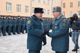 Торжественное построение в честь Дня народного единства