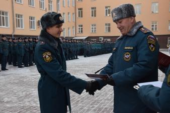 Торжественное построение в честь Дня народного единства