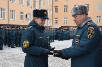 Торжественное построение в честь Дня народного единства