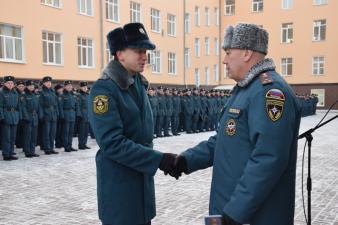 Торжественное построение в честь Дня народного единства
