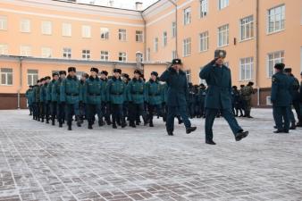 Торжественное построение в честь Дня народного единства