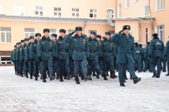 Торжественное построение в честь Дня народного единства