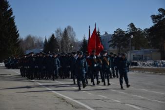 На очередной репетиции Парада Победы тренировали дефиле