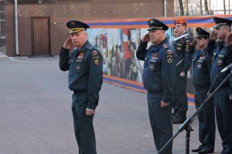 На общем построении были подведены итоги за прошедшую неделю