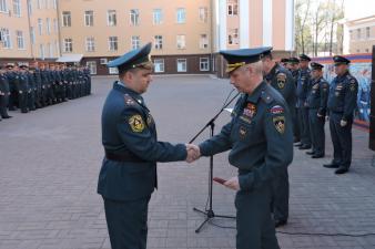 На общем построении были подведены итоги за прошедшую неделю