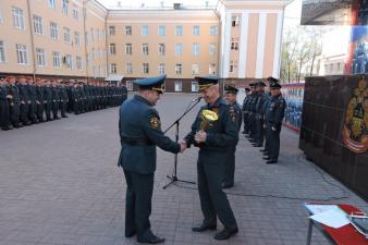 На общем построении были подведены итоги за прошедшую неделю