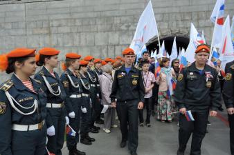 Праздничные мероприятия в центре Екатеринбурга