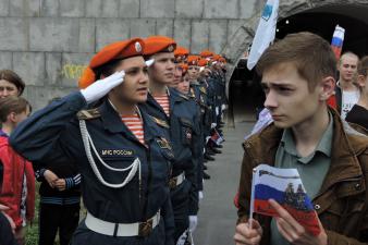 Праздничные мероприятия в центре Екатеринбурга