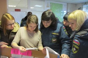 Выездное практическое занятие в ЦУКС ГУ МЧС России по Свердловской области