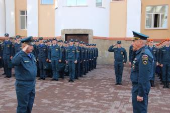 На построении чествовали героя