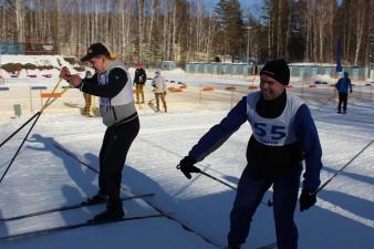 Соревнования по лыжным гонкам среди постоянного состава института