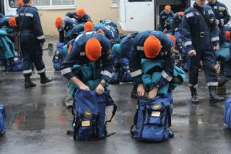 Проверка готовности аэромобильной группировки