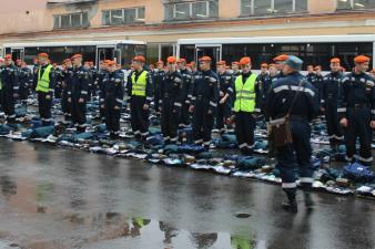 Проверка готовности аэромобильной группировки