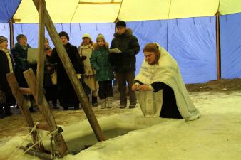 Праздник Крещения Господня в поселке Исток