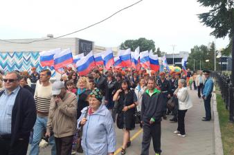 Праздничные мероприятия в центре Екатеринбурга