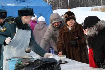 Праздник Крещения Господня в поселке Исток