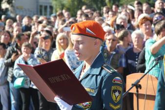 03.09.2016 Приведение к Присяге курсантов 1 курса