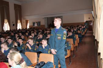 11.02.2015 Встреча с участником Великой Отечественной войны В.И. Дорониным