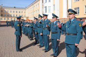 Строевой смотр летней формы одежды личного состава