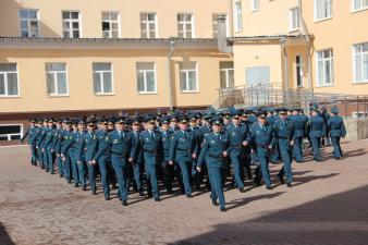 Строевой смотр летней формы одежды личного состава