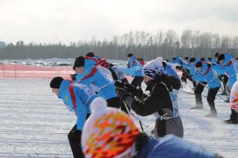 ​14.02.2016 Участие личного состава в Лыжне России