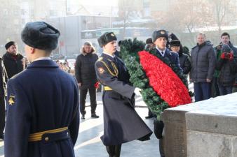 15.02.2016 Возложение цветов к мемориалу Черный Тюльпан