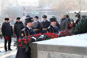 15.02.2016 Возложение цветов к мемориалу Черный Тюльпан