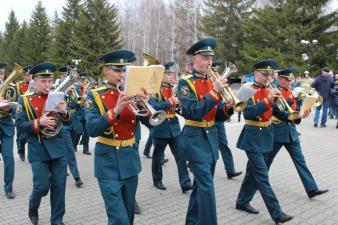 День пожарной охраны России в городском парке с участием коллектива института