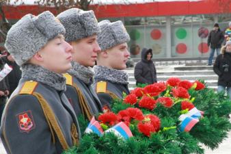 15.02.2017 Митинг по случаю дня памяти вывода войск из Афганистана