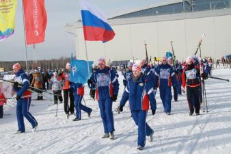 18.02.2017 Участие личного состава в "Лыжне России-2017"