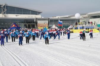 18.02.2017 Участие личного состава в "Лыжне России-2017"