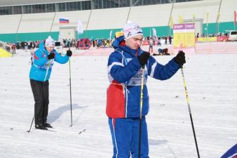 18.02.2017 Участие личного состава в "Лыжне России-2017"