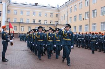 Торжественный митинг по случаю Дня гражданской обороны и Дня учителя