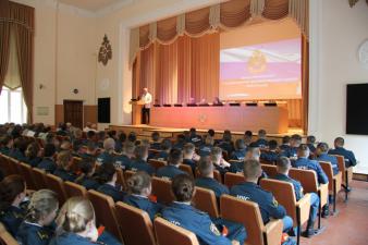 Встреча выпускников 40 лет спустя, беседа с курсантами