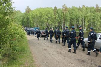 После объявленного перерыва поиски возобновились