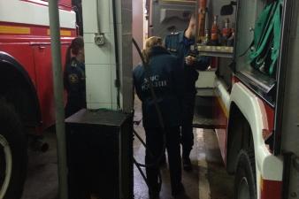 Практические занятия в пожарно-спасательной части