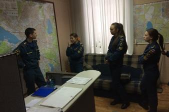 Практические занятия в пожарно-спасательной части