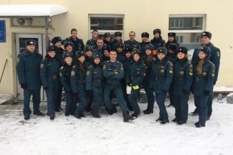 Практические занятия в пожарно-спасательной части