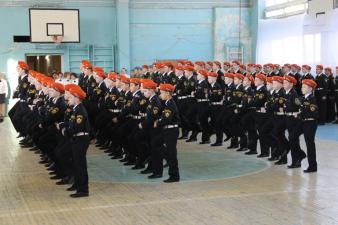 На торжественной церемонии «Посвящение в кадеты»