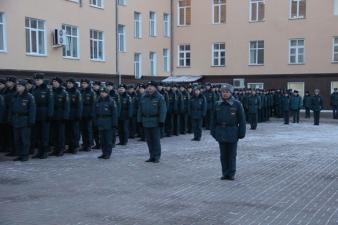 На построении подведены итоги прошедшей недели