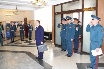 17.04.2015 Визит статс-секретаря-Заместителя Министра МЧС России В.С. Артамонова