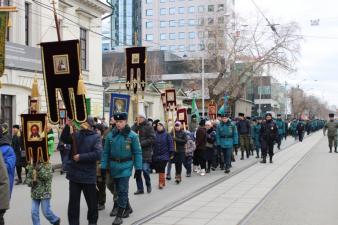 Участие личного состава в крестном ходе