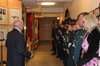 20.02.2016 Посещение института учащимися Озерского кадетского корпуса