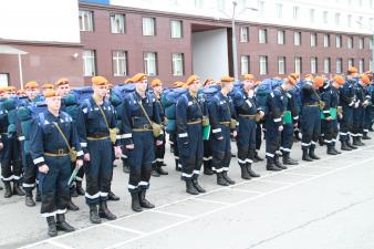 Тренировка посадки личного состава на транспорт и загрузки имущества
