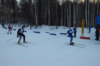 Лыжные гонки среди переменного состава института