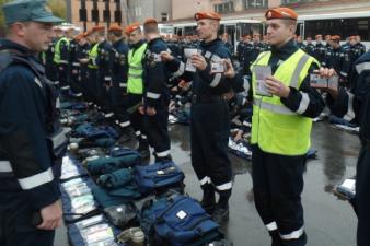 Проверка готовности аэромобильной группировки